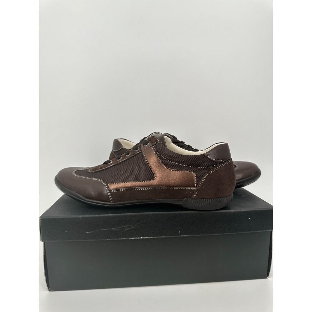 Alfani Men's Dark Brown Suede Lace-Up Sneakers 10.5 BNIB